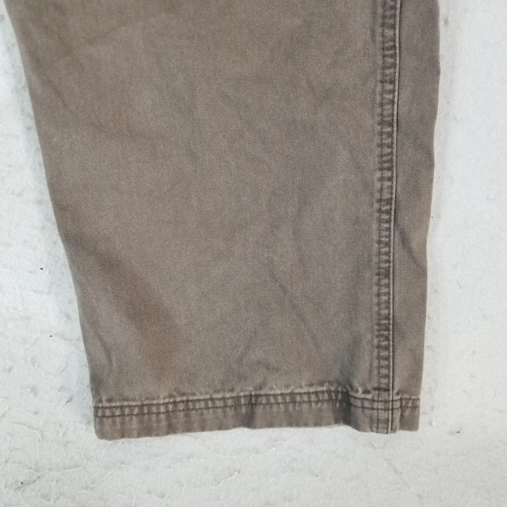 Wrangler cargo hiking pants men's 42 x 30 brown cotton Outdoor Adventure